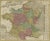 Antique map titled 'Carte Nouvelle du Royaume de France'. Beautiful antique map of France, including the Southern part of...
