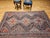 Textile Vintage Persian Qashqai Tribal Area Rug, Hand-Knotted Wool, Geometric Medallions, 4x7, Navy & Red For Sale - Image 7 of 18