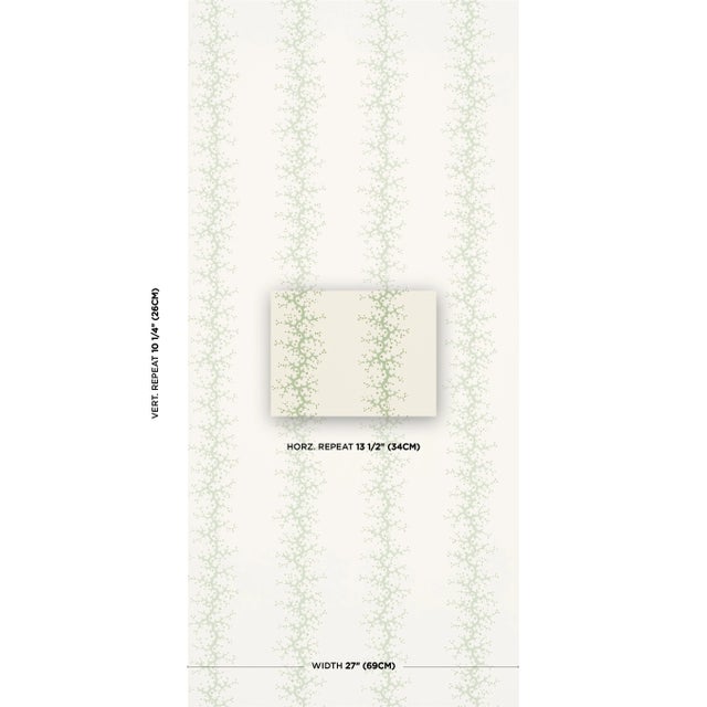 Delicate coral branches create this elegant wallpaper’s unique stripe effect. Surface-printed on a flat paper ground,...