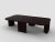 Modern European Caravel Low Coffee Table in Dark Oak by Collector For Sale - Image 4 of 4