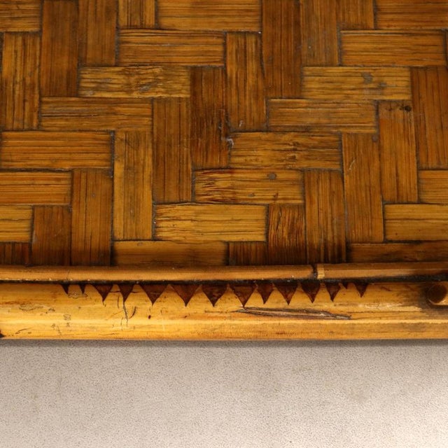 Small Bamboo Bookcase, 1980s For Sale - Image 6 of 10