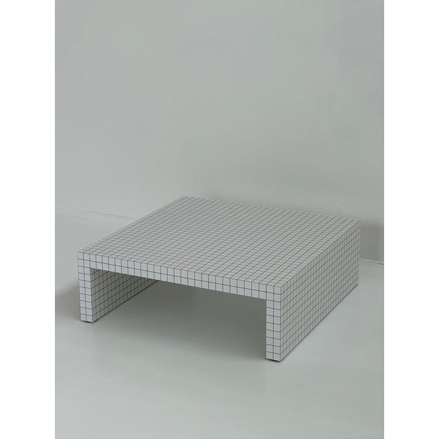 Quaderna Tavolino 656 Coffee Table by Superstudio for Zanotta, 1980s, in Flawless conditions. Designed 1970 to 1979 This...