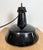 Industrial Black Enamel Factory Lamp with Cast Iron Top, 1950s For Sale - Image 15 of 18