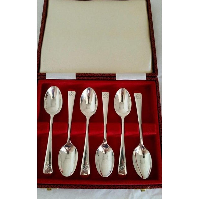 Sterling Silver Golfing Spoons, 1932, Set of 6 For Sale - Image 3 of 7