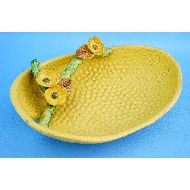 Vintage Art Deco Ceramic Tray with Acid Finish by Dante Baldelli, 1930s For Sale - Image 3 of 18