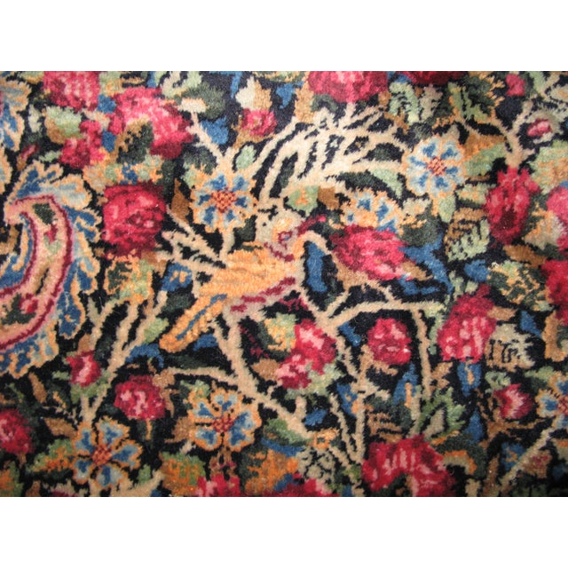 Antique Persian Kerman Laver Carpet, Circa 1920s, 8'8" X 14'9" For Sale - Image 9 of 14