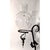 Mid 20th Century Austrian Hand-Blown Crystal Wine Aerator Decanter & Wrought Iron Stand – 23" For Sale - Image 10 of 12