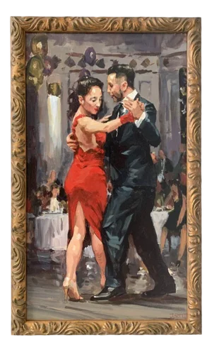 Janusz Szpyt, Tango, 2022, Oil on Canvas