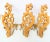 Vintage Italian Florentine Two-Candle Wall Sconces- Set of 3 For Sale In New York - Image 6 of 12