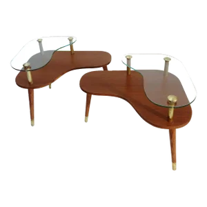 Mid-Century Modern Side Tables - a Pair