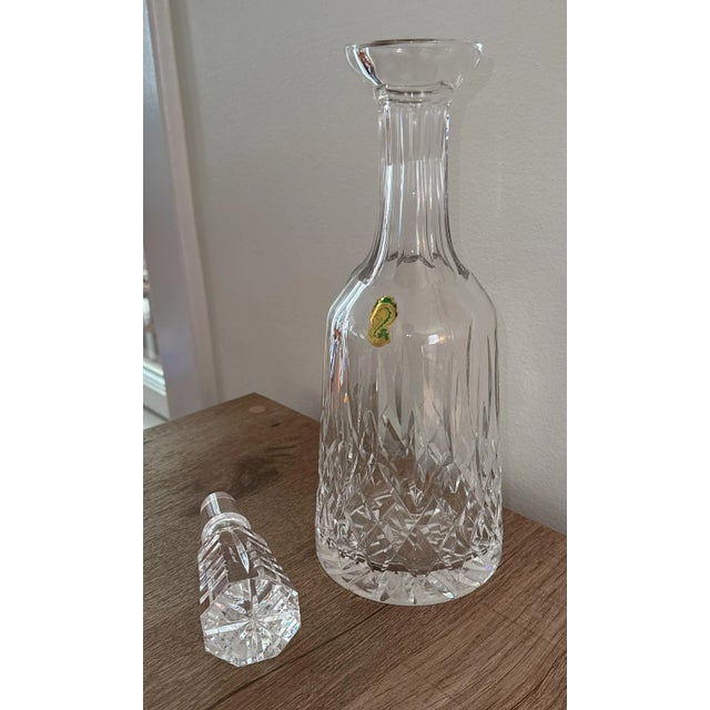 Glass Waterford Lismore Decanter, Ireland, New With Original Sticker For Sale - Image 7 of 11