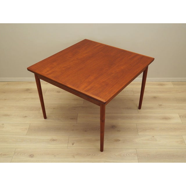 Vintage Danish Teak Table, 1970s For Sale - Image 6 of 14