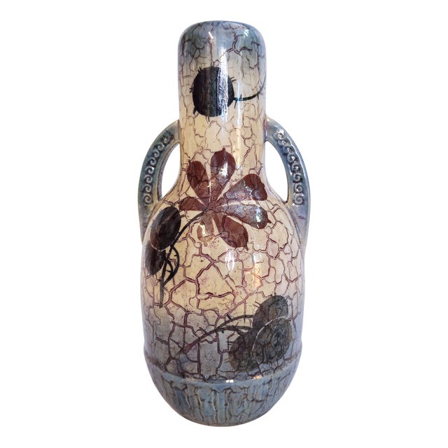 Ceramic Amphora Vase from Royal Dux, 1900s For Sale