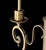 Mid-Century Modern 1950s Italian Brass & Wood Double Arm Student Lamp With Milk Glass Shades For Sale - Image 3 of 11
