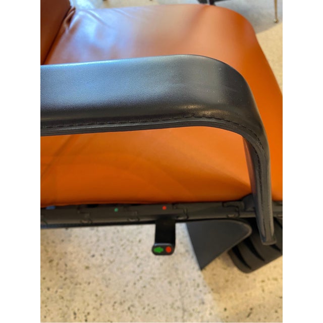 Orange Antropovarius Lounge Chair by Ferdinand Alexander Porsche for Poltrona Frau For Sale - Image 8 of 16