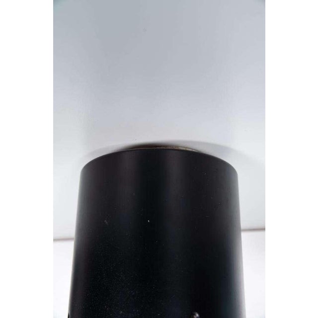 Metal Vintage Glass and Metal Ceiling Lamp, 1960s For Sale - Image 7 of 15