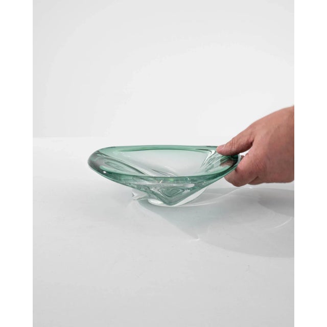 Mid 20th Century Vintage Italian Glass Plateau For Sale - Image 5 of 9