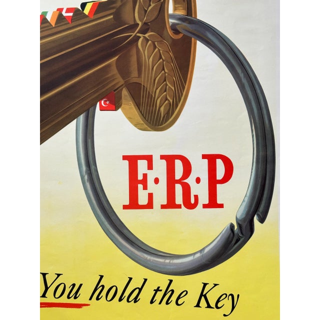 1950s Vintage European Art Poster For Sale - Image 5 of 11