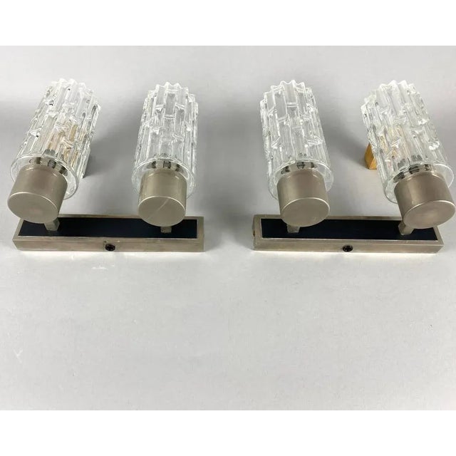 Vintage Double Wall Sconces by Hillebrand for Hillebrand Lighting, Germany, 1970, Set of 2 For Sale - Image 3 of 10