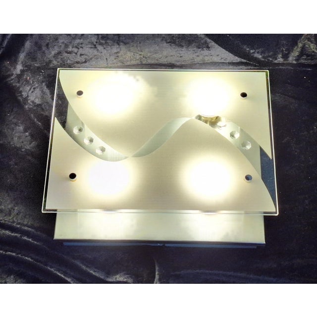 Vintage German Ceiling Lamp by Briloner Leuchten, 2000s, in Very Good conditions. Designed from 2000 This piece has an...