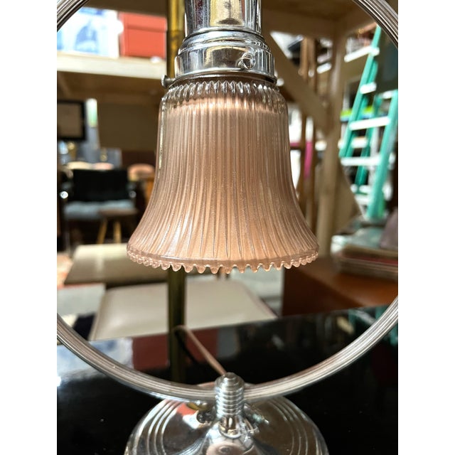 1930’s Art Deco Chase Style Lamp. For Sale In Charleston - Image 6 of 9