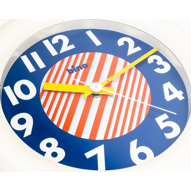 Bino Quartz Wall Clock, 1980s For Sale - Image 6 of 10