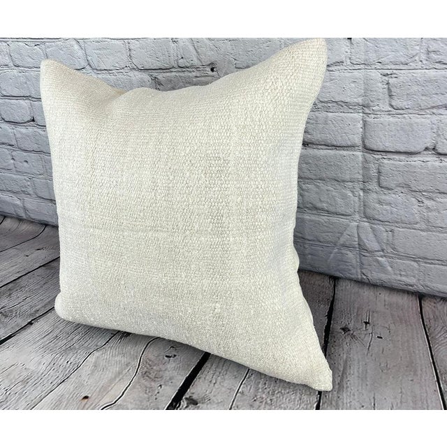 Vintage Pillow Case Turkish Hemp Pillow Decorative Hemp Pillow Dry cleaning only. PILLOW INSERT IS NOT INCLUDED