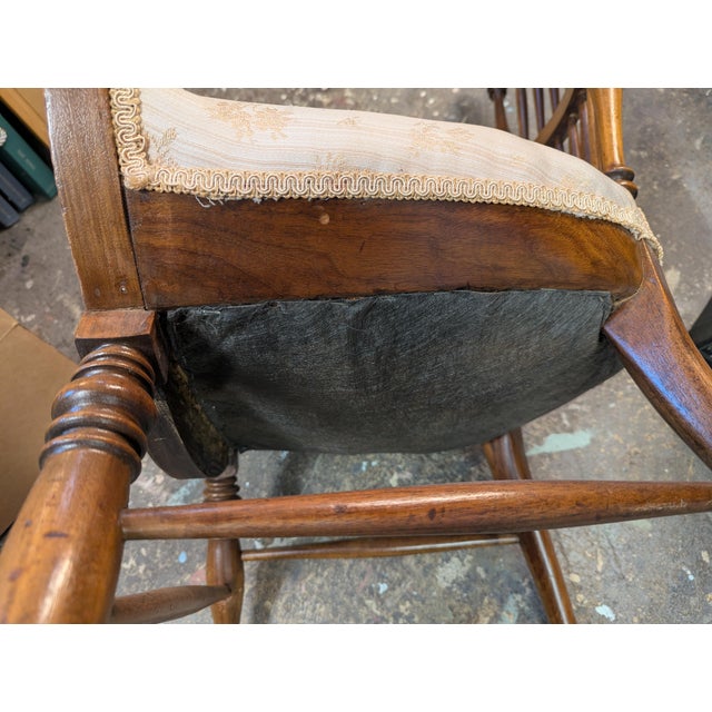 1930s Inlay Arm Chair For Sale - Image 9 of 11