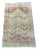 Vintage Turkish Handknotted Olive Wool Rug For Sale