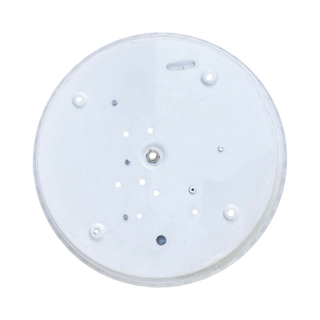 Plastic Italian Modern Ceiling Lamp With Plexiglass Shade, Italy, 1970s/1980s. For Sale - Image 7 of 9