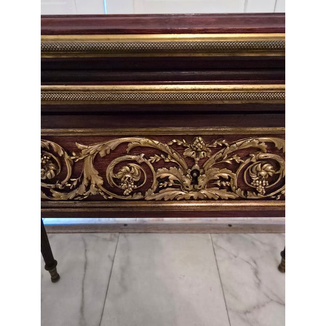 Antique Francois Linke Attributed Flip Top Exotic Table For Sale - Image 14 of 18