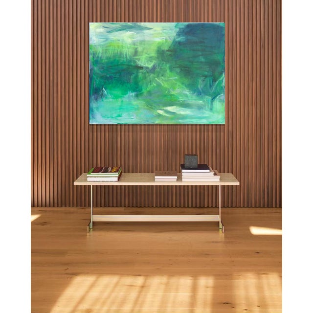 2020s "Alaska" by Trixie Pitts Large Abstract Oil Painting For Sale - Image 5 of 12