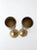 Mid-Century Modern Vintage Brass & Silver Plated Champagne Flutes Pair For Sale - Image 3 of 11