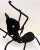 Black Pair Enameled Metal Black Ant Sculptures For Sale - Image 8 of 8