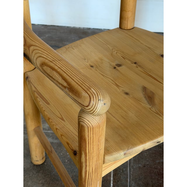 Vintage 1970s Rainer Daumiller Solid Pine Accent Chairs For Sale - Image 4 of 18