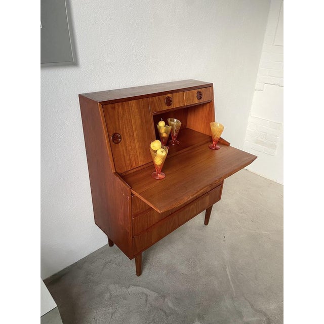 Danish Teak Secretary, 1960s For Sale - Image 12 of 18