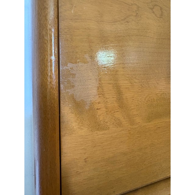Heywood-Wakefield 1940s Heywood Wakefield M389w Desk/Chest Wheat For Sale - Image 4 of 11