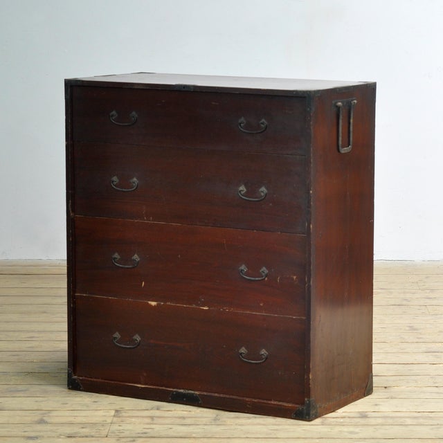 Japanese Tansu Chest of Drawers, 1890s For Sale - Image 12 of 12