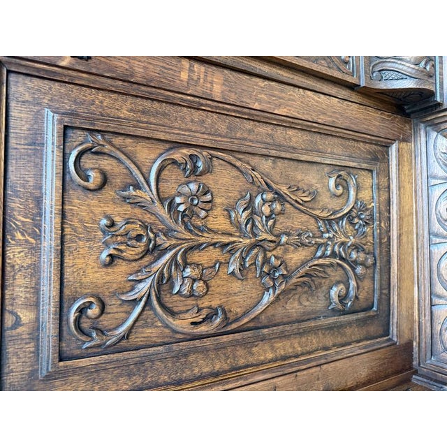 Large Oak Pharmacy Display Case For Sale - Image 16 of 18