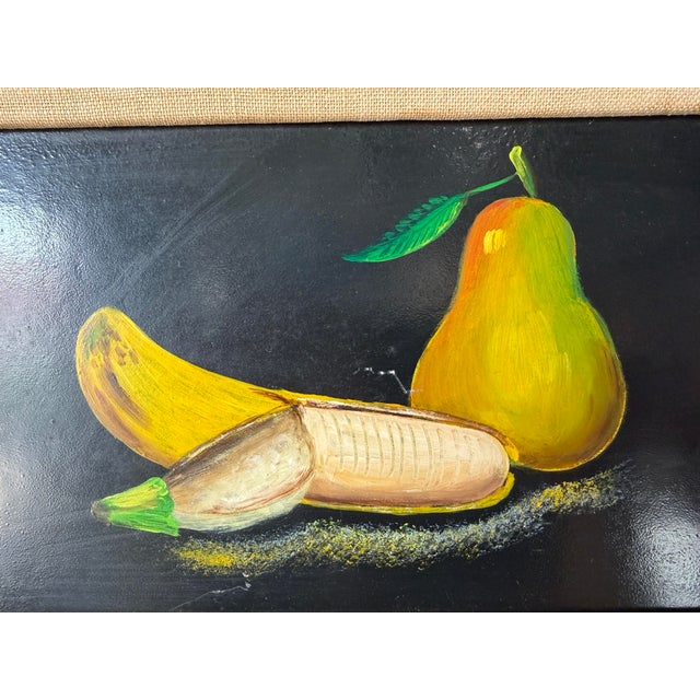 1970s Vintage Desan Still Life Oil on Masonite Painting – Framed For Sale In Miami - Image 6 of 12