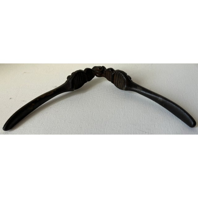 Metal Victorian Black Cast Iron Nutcracker-Two Available For Sale - Image 7 of 10