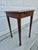 Late 20th Century Square Federal Style Mahogany Inlay Side Table For Sale - Image 5 of 11