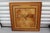 Mid-Century Modern Large Square Inlaid Wood Wall Clock For Sale - Image 3 of 9