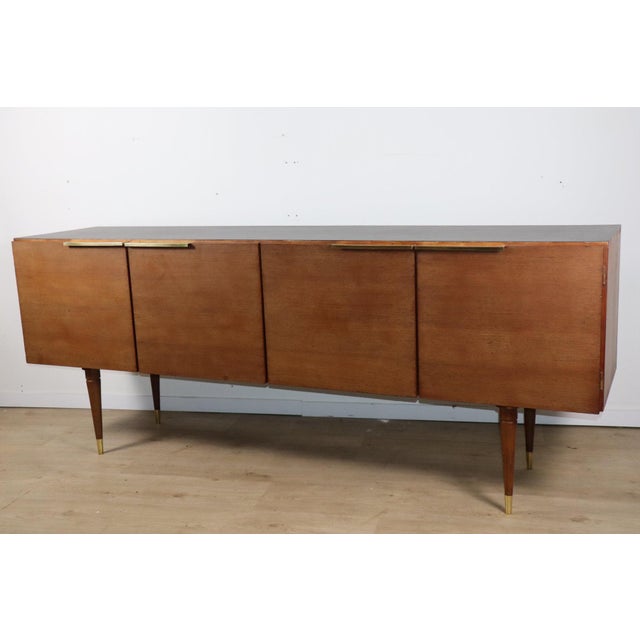 Vintage Teak and Brass Sideboard, 1970s For Sale - Image 11 of 18