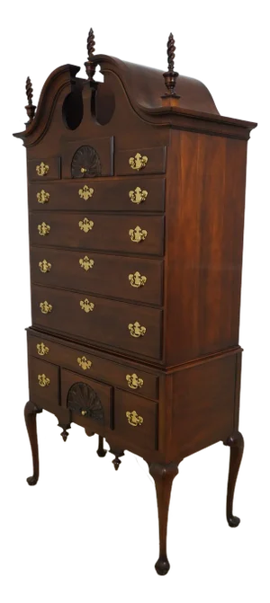 Statton Private Collection Queen Anne Cherry Highboy