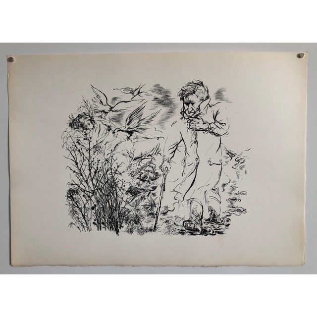 George Grosz, 1936 Lithograph Interregnum Portfolio Windblown Man Small Edition Weimar Germany, 1936 For Sale In Miami - Image 6 of 6