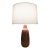 1960s Danish Mid Century Modern Turned Staved Walnut Bottle Table Lamp 1960's Unused Nos New-Old-Stock Gunnar Bostlund For Sale