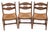 Set of 6 solid oak chairs by Guillerme et Chambron – Votre Maison. Original straw seats. Seat height: 44 cm Very good...