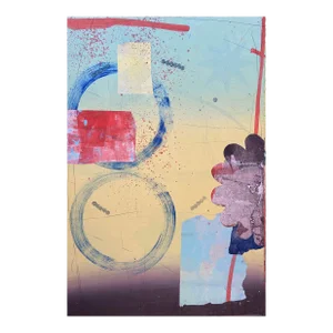 "Pilot 36" Abstract Monotype on Asian Paper by David Collins