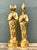 Textile Vintage Gilt Egyptian Figurines - A Pair For Sale - Image 7 of 12